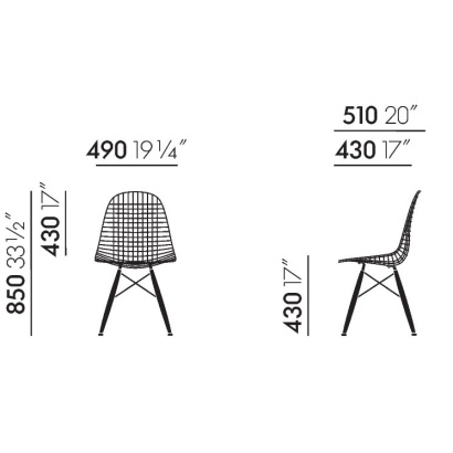 Vitra Wire Chair DKW