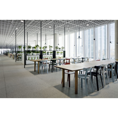 Vitra toolid All Plastic Chair - Amore Pacific peakontor (Chipperfield Architects)