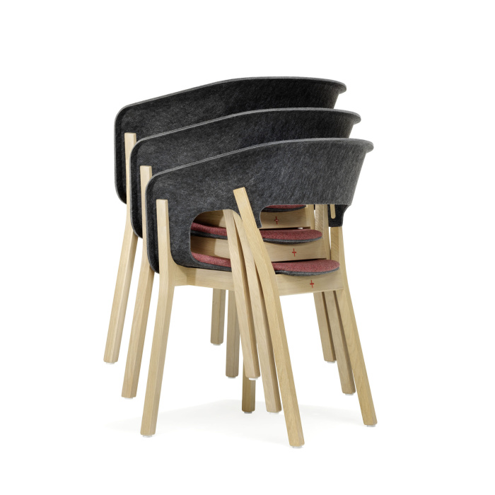 Kusch+Co Njord virnastatud toolid