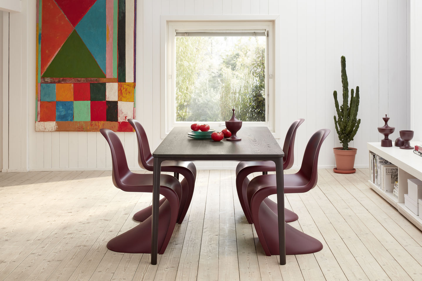 Vitra Plate Dining Table, Panton, Ceramic Containers
