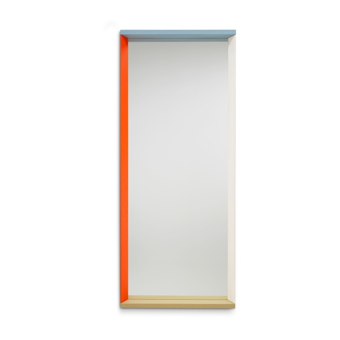 Vitra Color Frame Mirror, suur, värv sinine-oranz