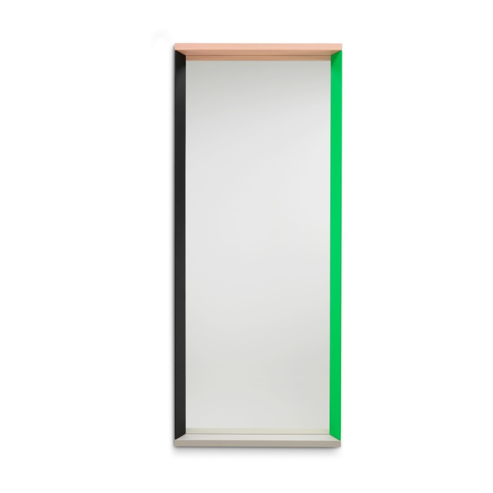 Vitra Color Frame Mirror, suur, roheline-roosa