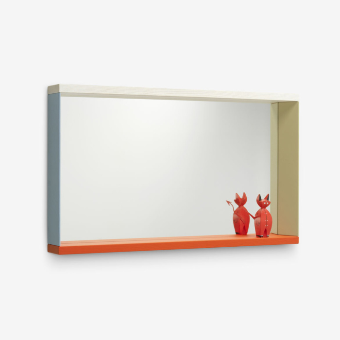 Vitra Color Frame Mirror, keskmine, värv sinine-oranz